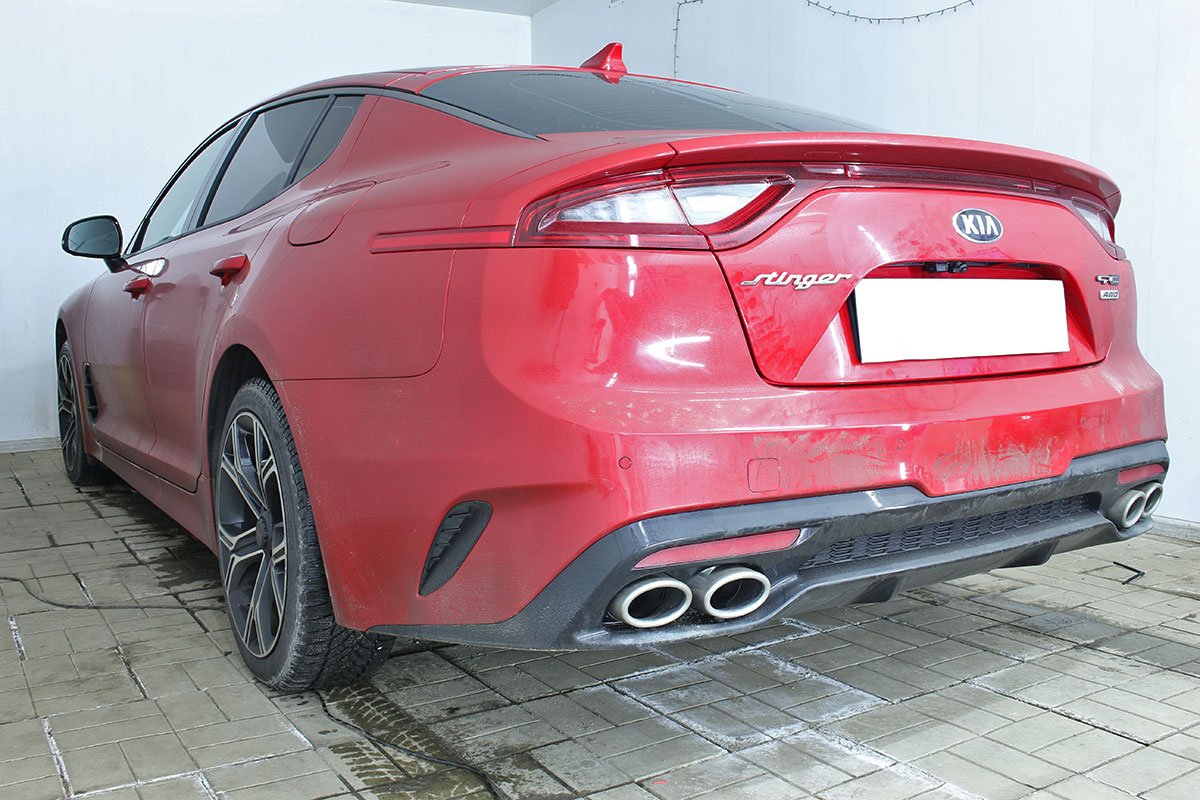 Защита камеры заднего вида (GT-Line) (камера с системой 360) для Kia Stinger I