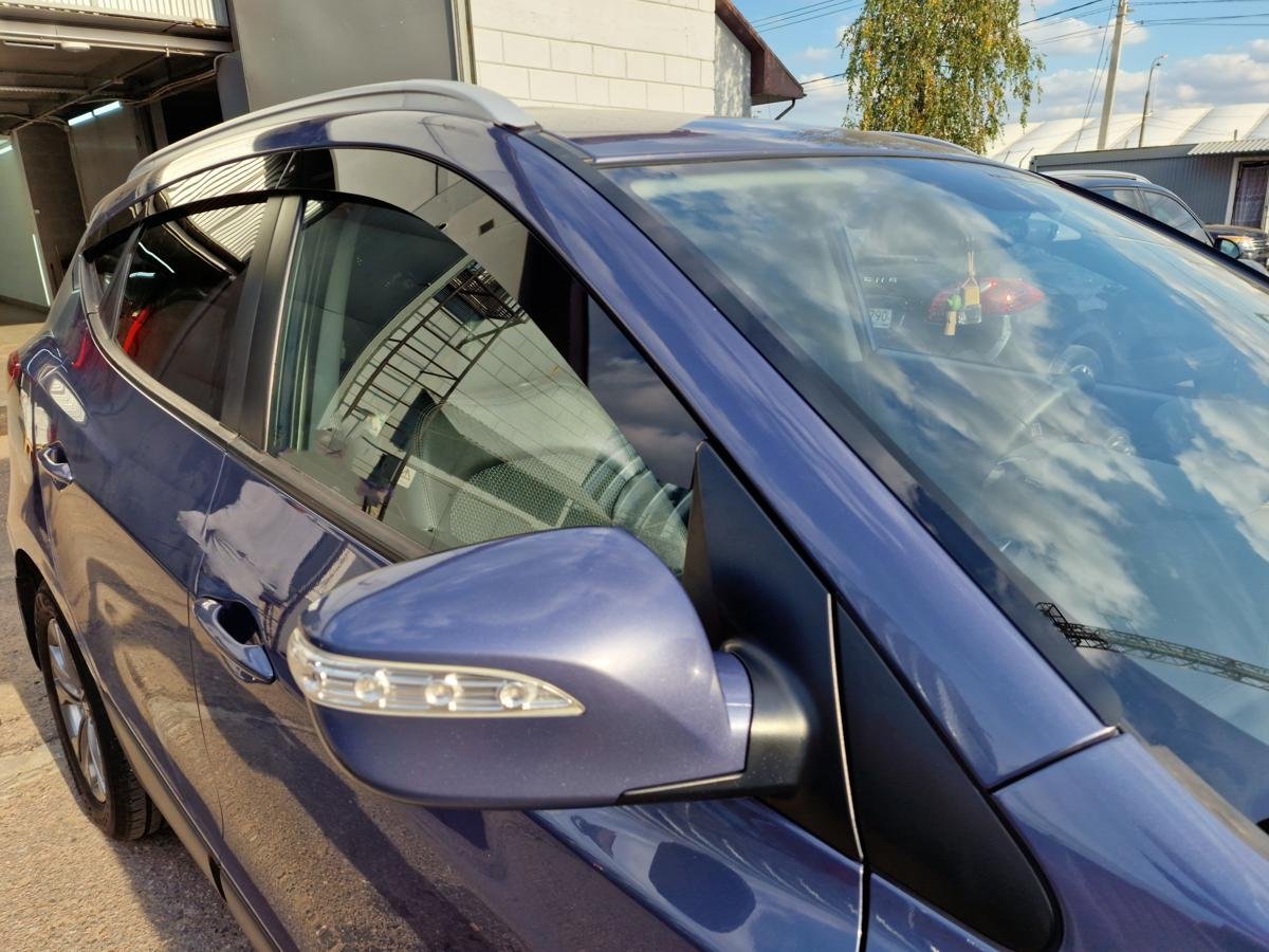 Дефлекторы окон 2D 6 шт. (под наклоном) для Hyundai ix35 I Рестайлинг