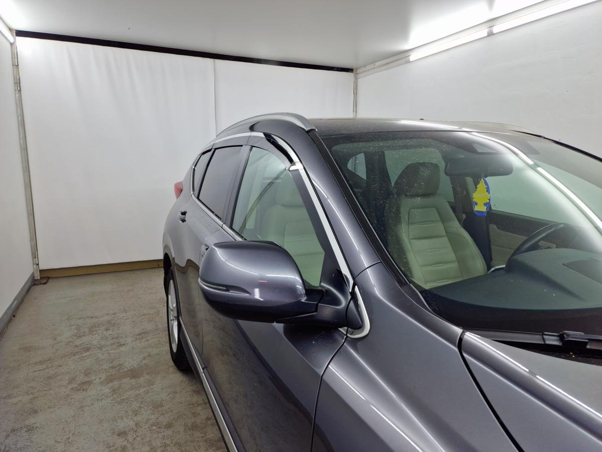 Дефлекторы окон 2D с хром накладками 6 шт. для Honda CR-V V Рестайлинг