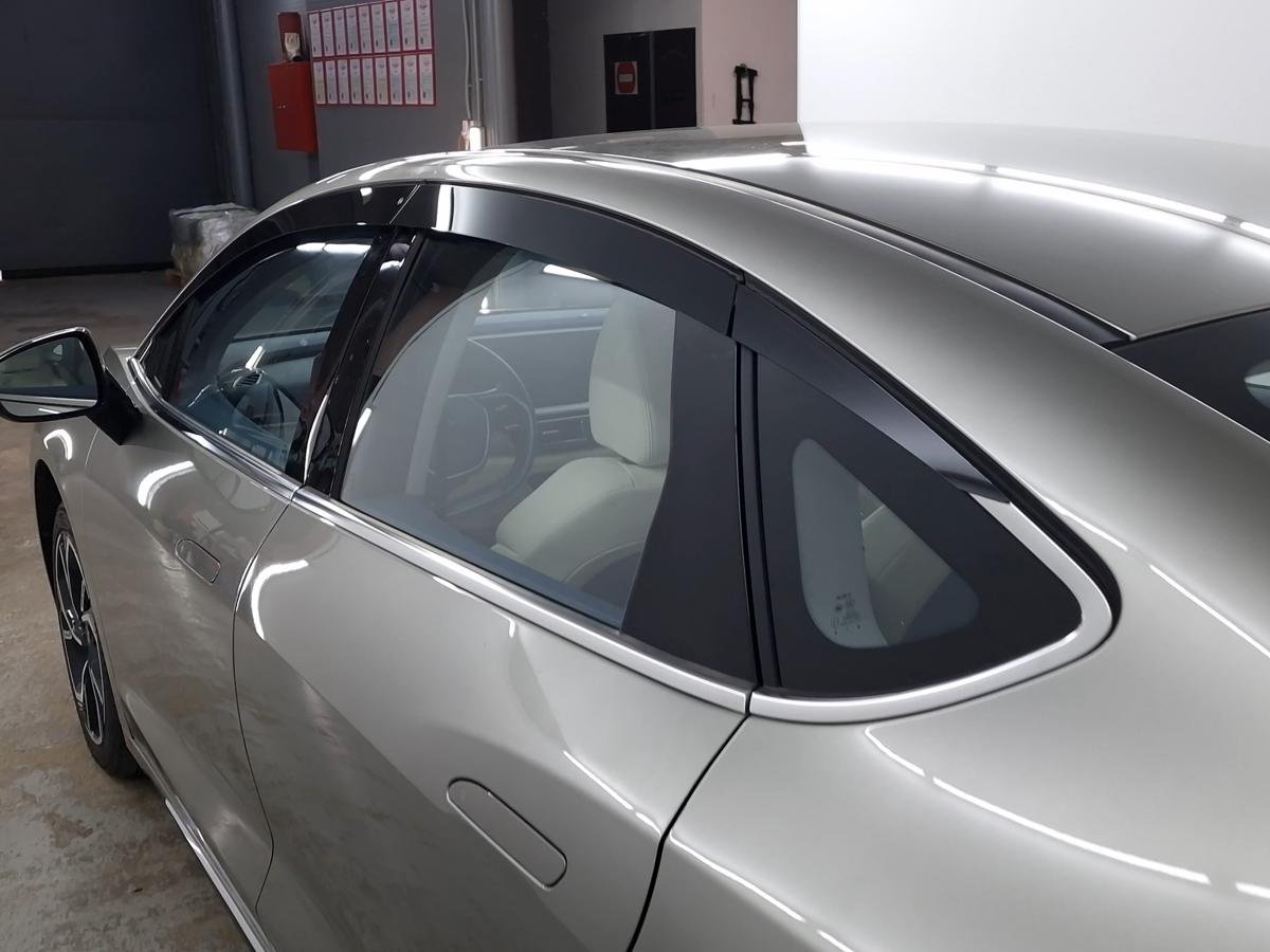 Дефлекторы окон 2D 6 шт. (под наклоном) для Амберавто А5 I