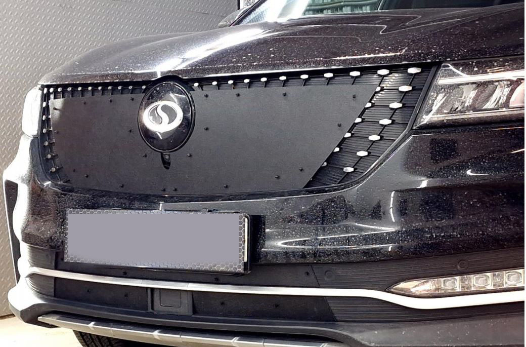 Зимняя заглушка радиатора на стяжке низ 3 части для Dongfeng Fengon ix7 I
