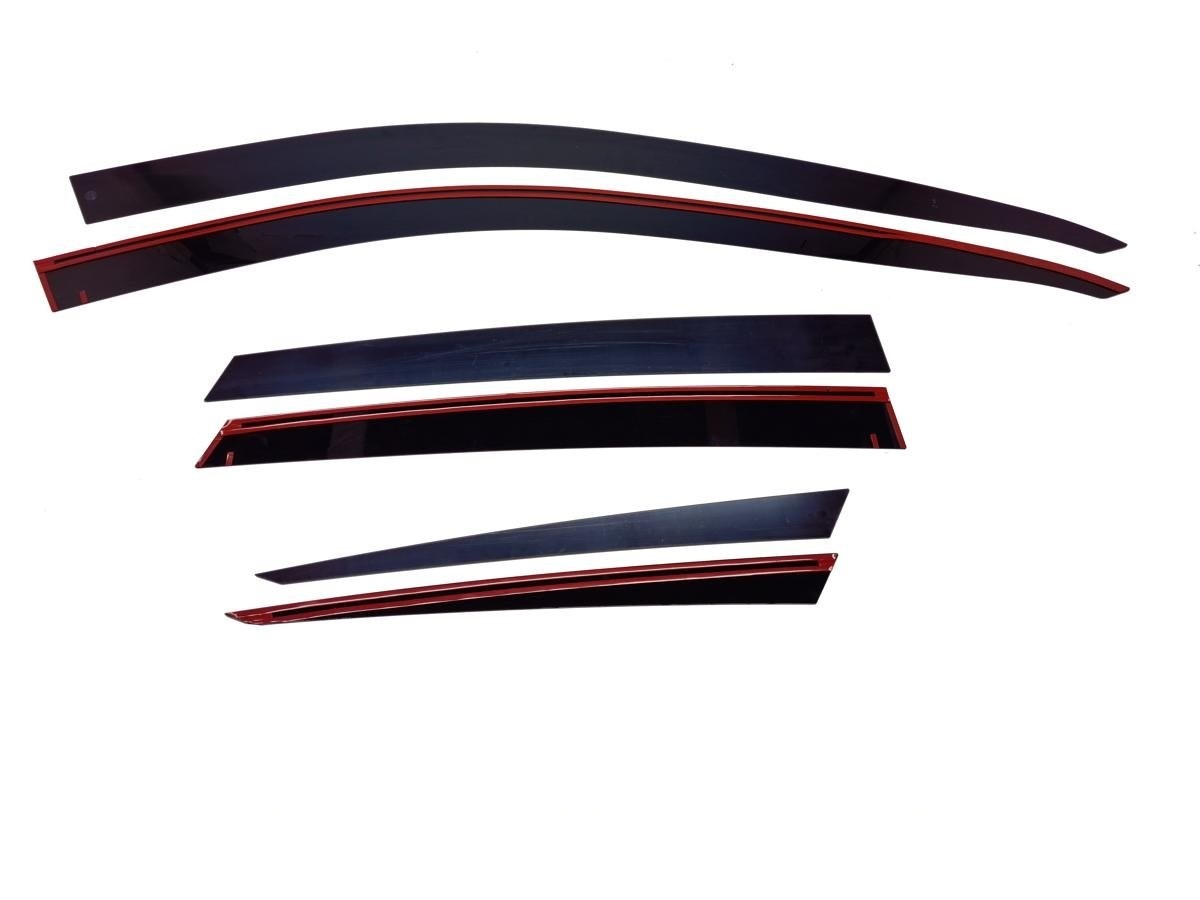 Дефлекторы окон 2D 6 шт. (короткая база) для Hyundai Tucson IV