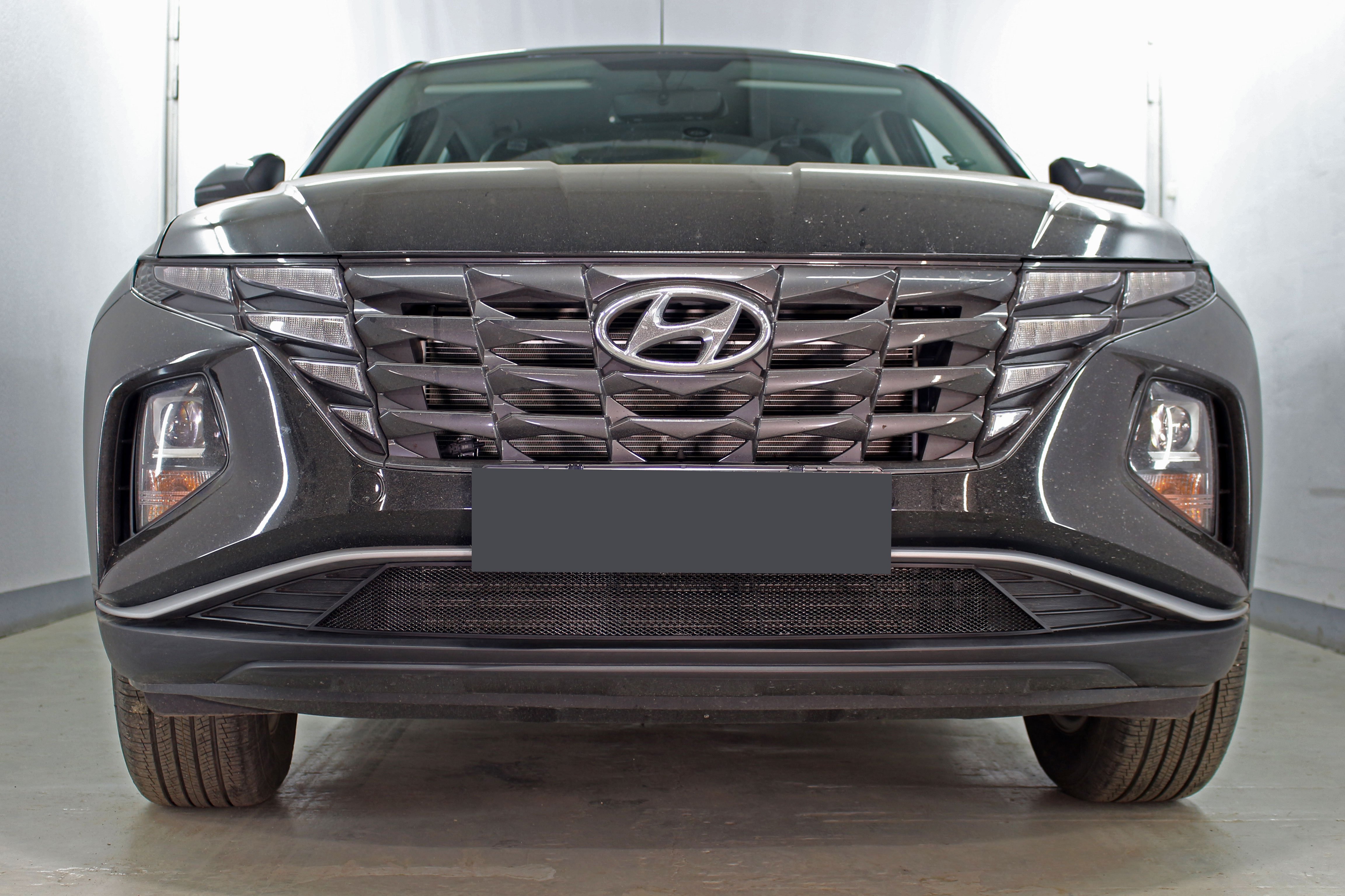 Защитная сетка радиатора низ для Hyundai Tucson IV Рестайлинг