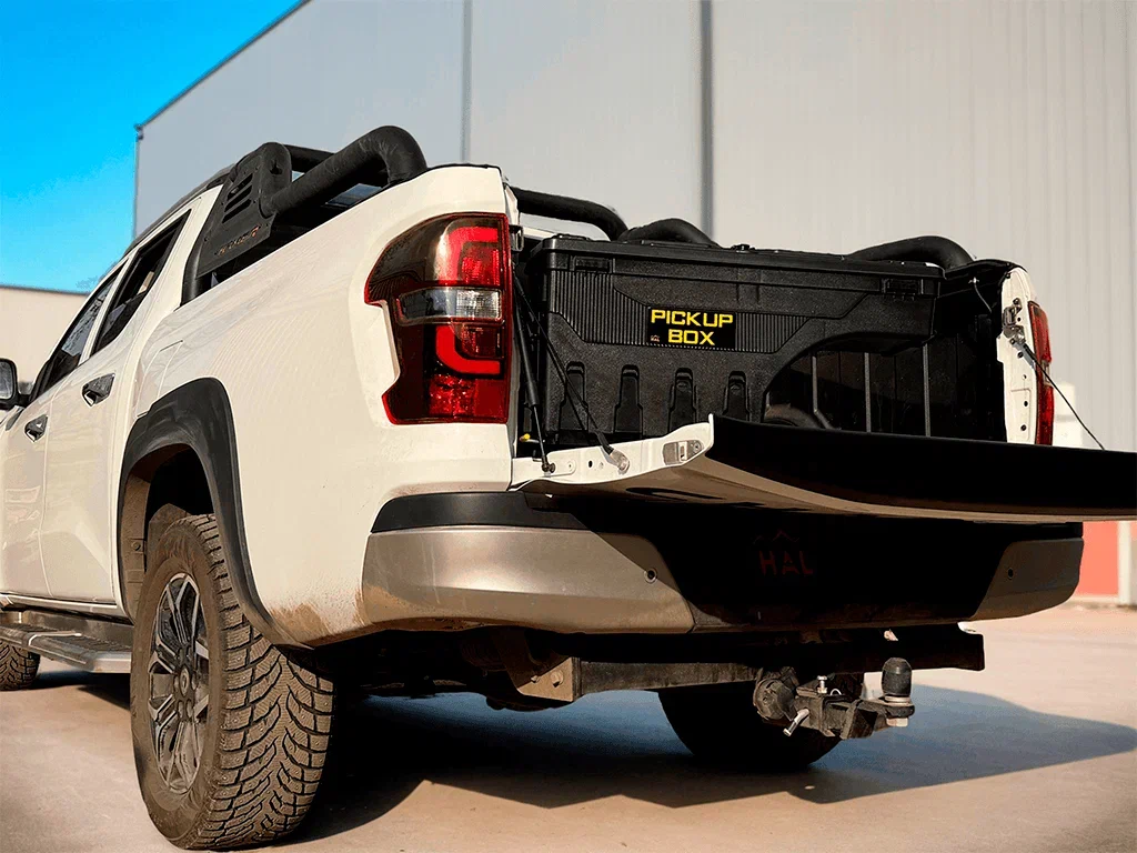 Бокс для пикапа поворотный левый PICKUPBOX универсальный для Great Wall Poer I Рестайлинг