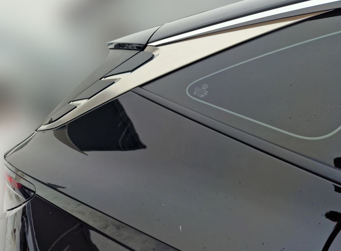 Наклейки на боковые хромированные накладки для Hyundai Tucson IV Рестайлинг