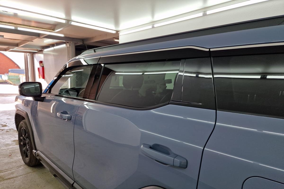 Дефлекторы окон 2D с хром накладками 6 шт. для Haval H3 I Рестайлинг