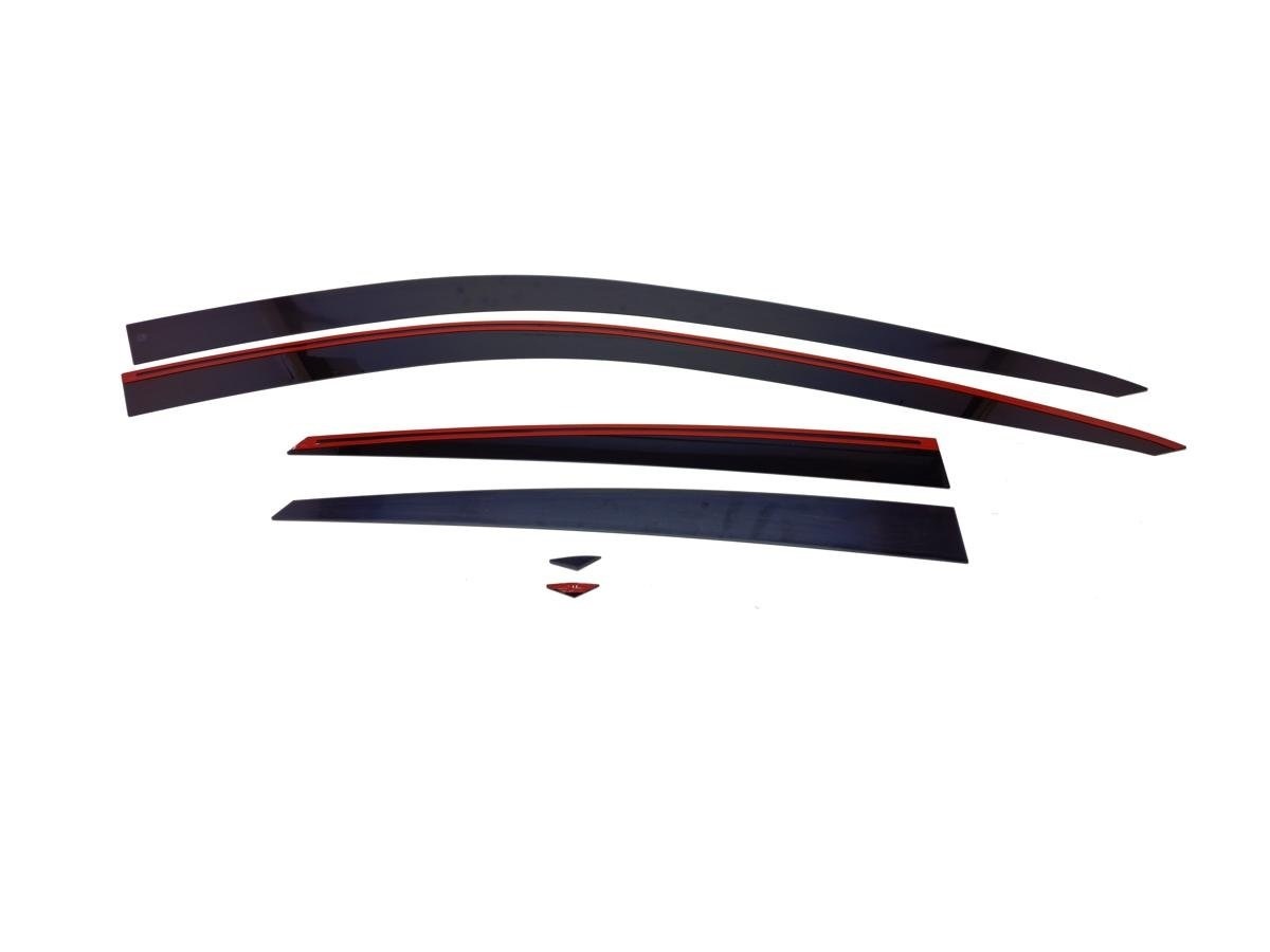 Дефлекторы окон 2D 6 шт. под наклоном для Hyundai Elantra VII (CN7)