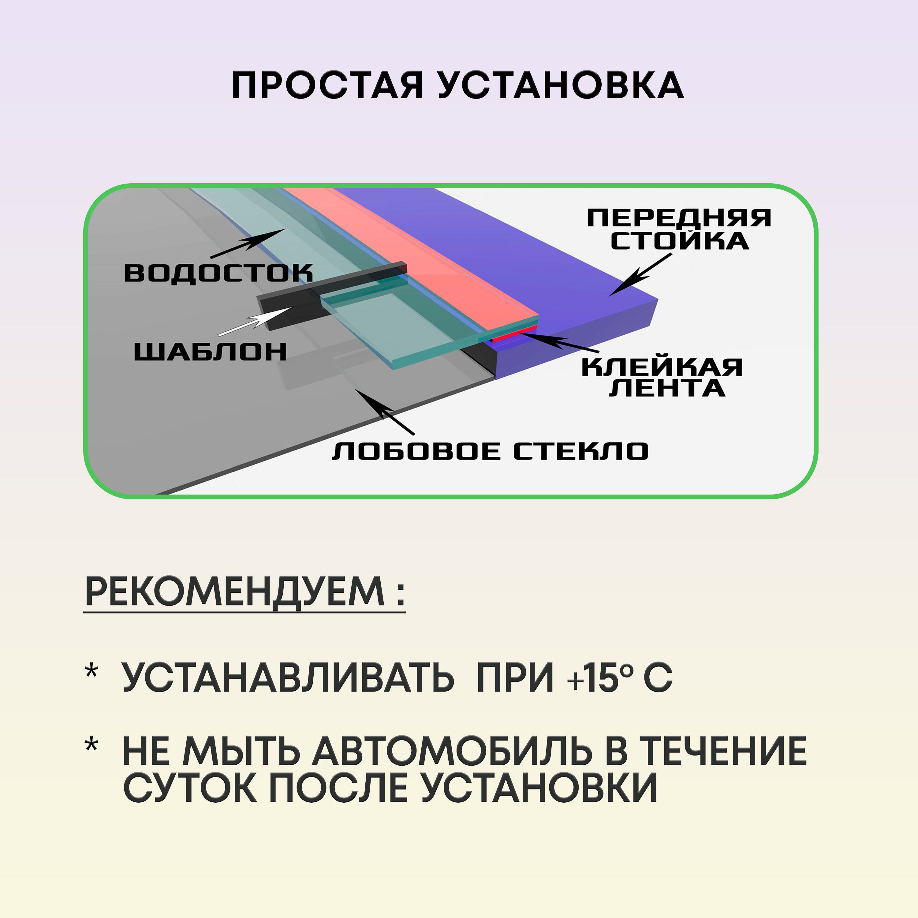 Водосток лобового стекла Премиум для Volkswagen Passat B7