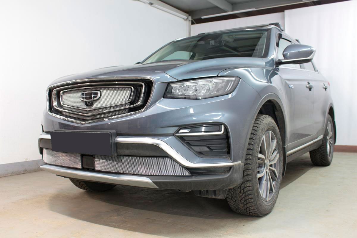 Защитная сетка радиатора низ для Belgee X70 I