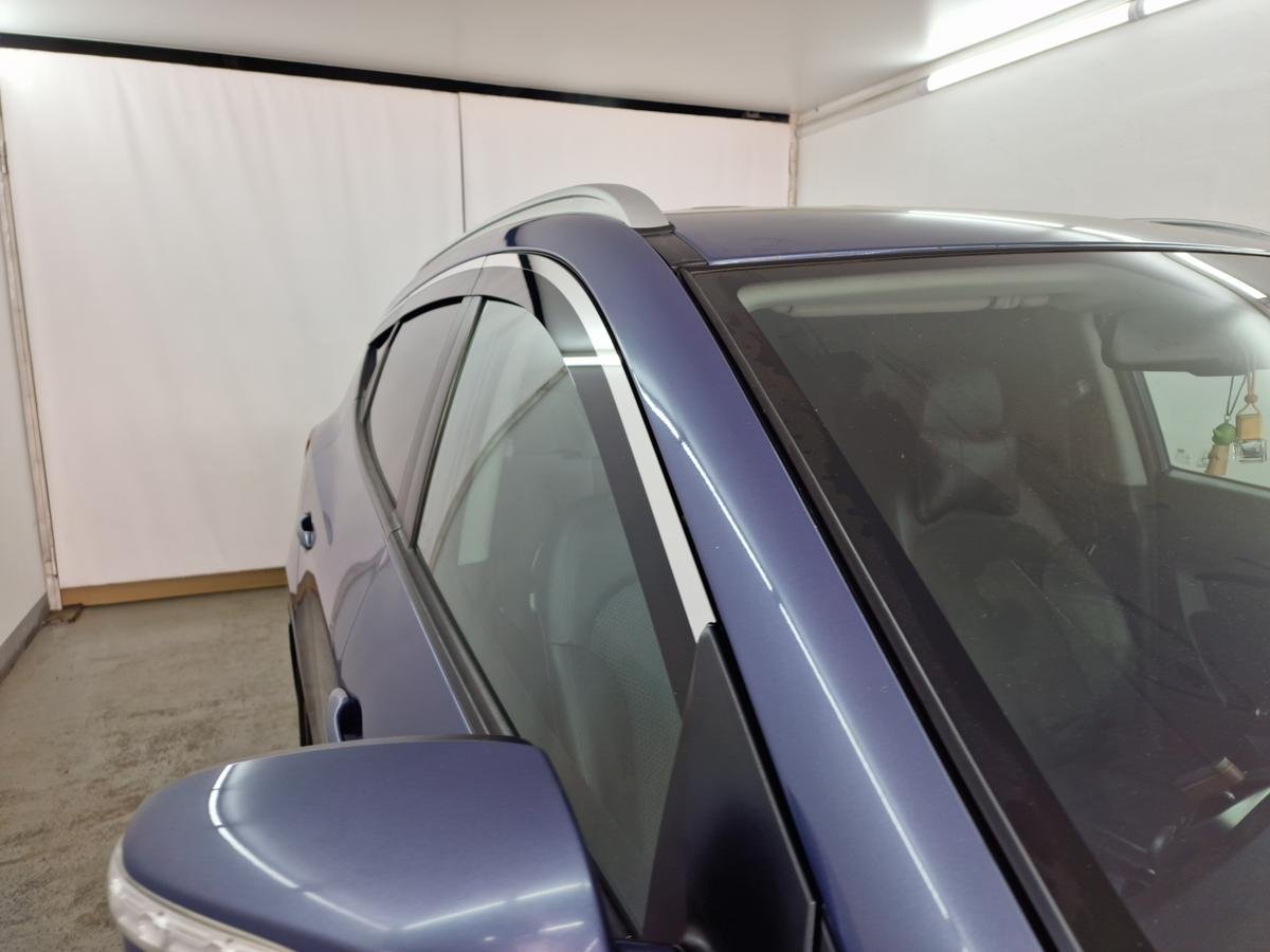 Дефлекторы окон 2D с хром накладками 6 шт. для Hyundai ix35 I Рестайлинг