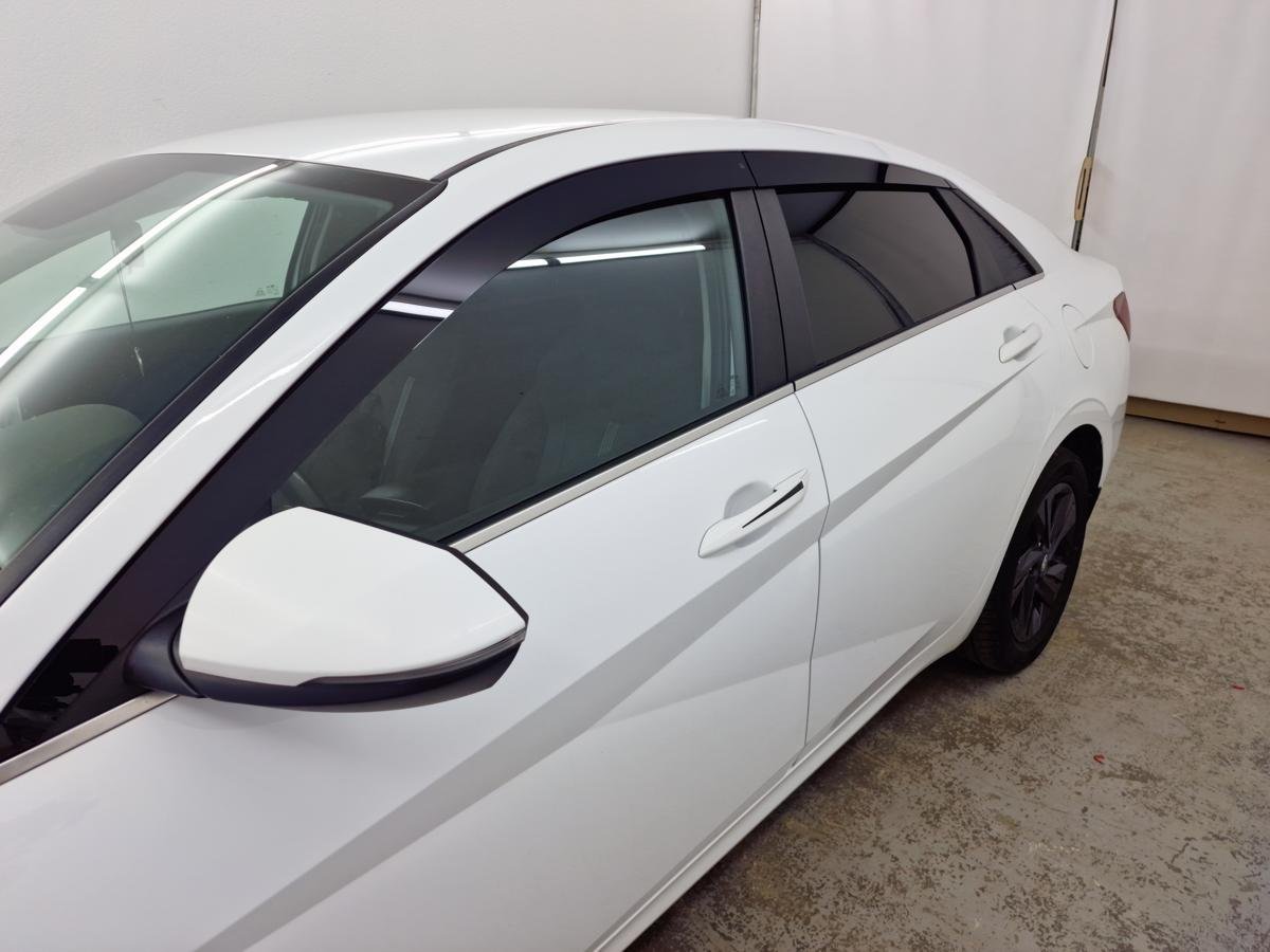 Дефлекторы окон 2D 6 шт. под наклоном для Hyundai Elantra VII (CN7)