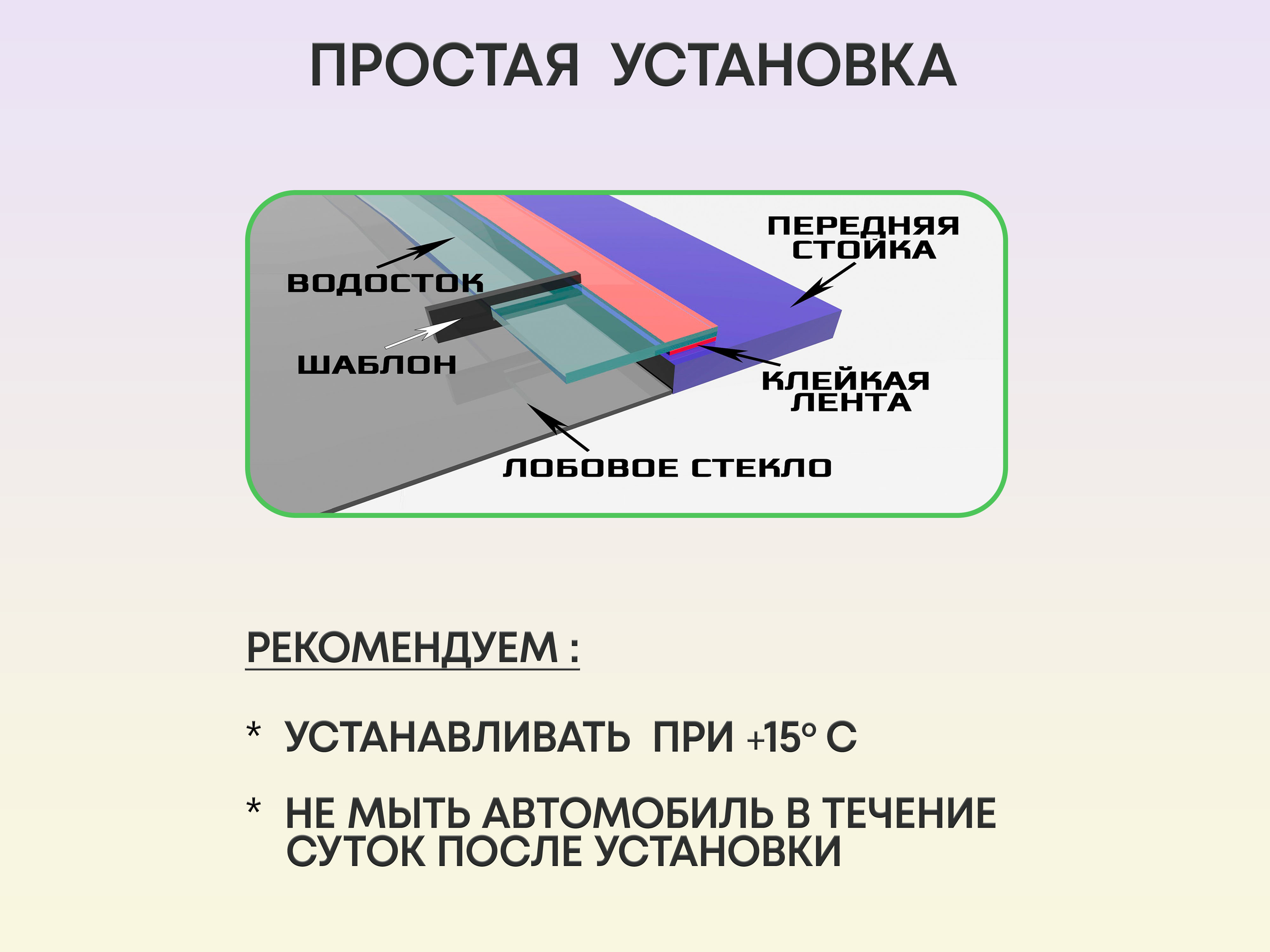 Водосток лобового стекла Премиум для GAC GS8 II