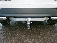 Фаркоп с типом шара Е нерж. для Toyota Highlander III (U50) Рестайлинг