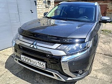Дефлектор капота темный для Mitsubishi Outlander III Рестайлинг 3