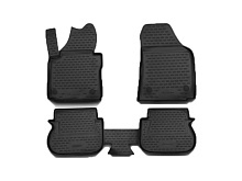 Коврики 3D в салон полиуретан 4 шт для Volkswagen Caddy III Рестайлинг