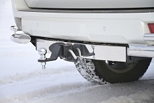 Фаркоп Pt group с типом шара E с нерж.накладкой для Toyota Land Cruiser Prado 150 Series Рестайлинг 1