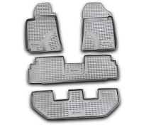 Коврики 3D в салон полиуретан 4 шт для Toyota Corolla Verso I Рестайлинг 2