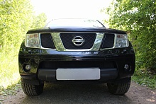 Защитная сетка радиатора верх 3 части для Nissan Navara (Frontier) III (D40)