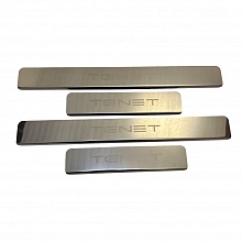 Накладки на пороги из нержавеющей стали 4шт. для TENET T7