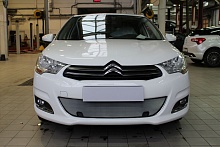 Защитная сетка радиатора низ с парктроником для Citroen C4 II