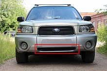 Защитная сетка радиатора низ для Subaru Forester II