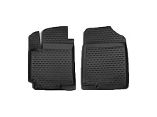 Коврики 3D в салон полиуретан 2 шт для Hyundai Solaris I Рестайлинг