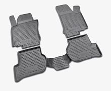 Коврики 3D в салон полиуретан 4 шт для Volkswagen Golf VI