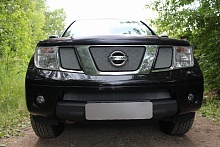 Защитная сетка радиатора низ для Nissan Navara (Frontier) III (D40)