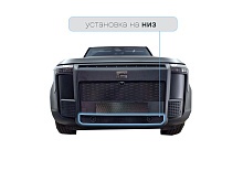 Защитная сетка радиатора низ с партроником для Polar Stone (Jishi) 01