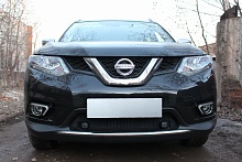 Защитная сетка радиатора низ, с парктроником для Nissan X-Trail III