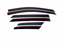 Дефлекторы окон 2D 6 шт. для Hyundai ix35 I Рестайлинг