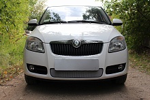 Защитная сетка радиатора для Skoda Fabia II Рестайлинг