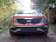 Защитная сетка радиатора верх для Kia Sportage III