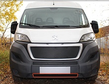 Зимняя заглушка радиатора к съемной сетке низ (2 части) для Citroen Jumper  II Рестайлинг