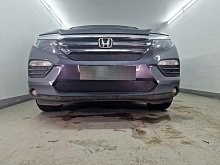 Зимняя заглушка радиатора на стяжке низ для Honda Pilot III