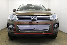 Защитная сетка радиатора низ для Zotye T600