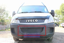 Зимняя заглушка радиатора на стяжке низ для IVECO Daily  VI