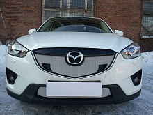 Защитная сетка радиатора верх с парктроником для Mazda CX-5 I