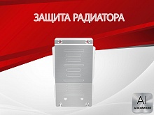 Защита радиатора для Sollers Argo